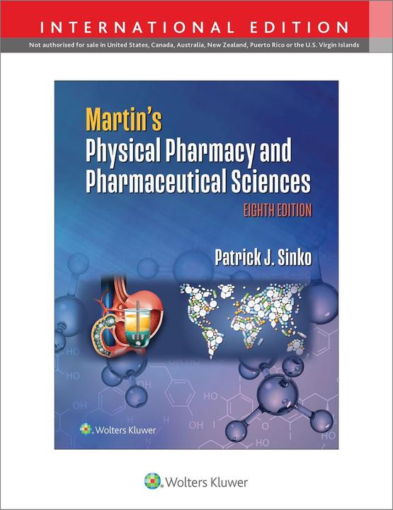 Produktbild Martin's Physical Pharmacy and Pharmaceutical Sciences (INT ED) (Englisch, Patrick J. Sinko, 2023)