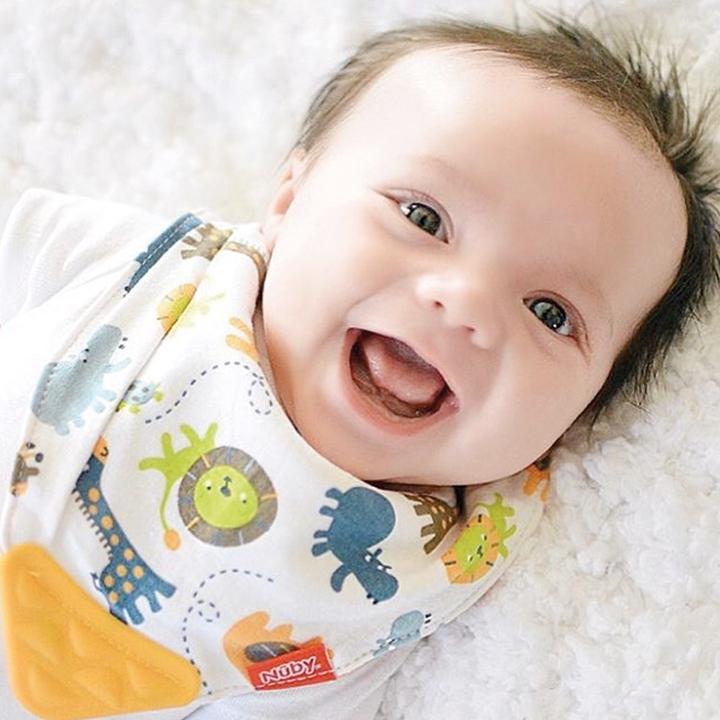 Actual product image Nuby Bib with bite corner (3 Months)