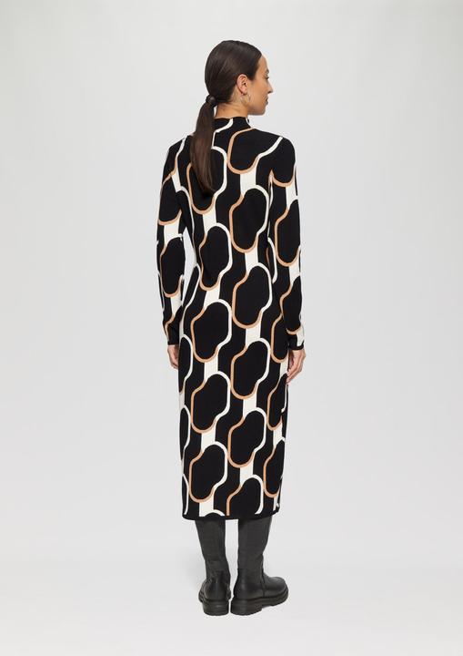 Produktbild S.Oliver Kleid Strick-Kleid mit Stehkragen (36)