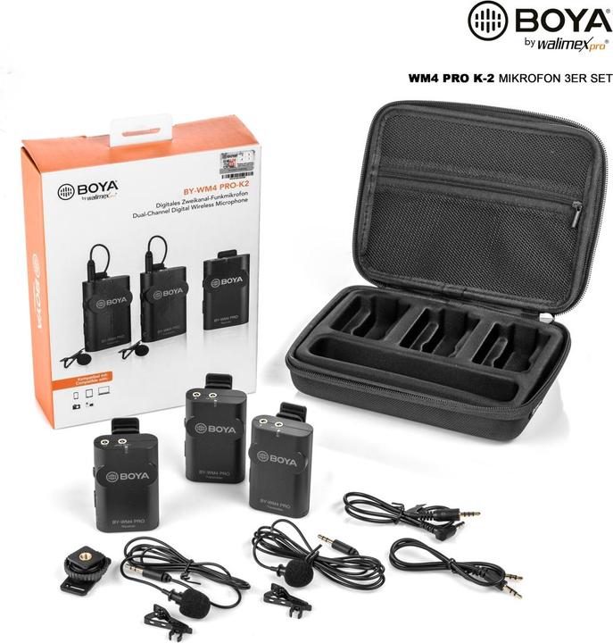 Produktbild Walimex pro pro Boya WM4 Pro K-2 Mikrofon 3er Set