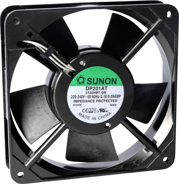 Actual product image Sunon DP201AT-2122HSL.GN Axial fan 230 V/AC 108.71 m³/h (L x W x H) 25 x 120 x (120 mm, 1 x)