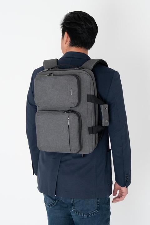 Produktbild Targus Hybrid Briefcase Backpack - Grey (12.20 l)