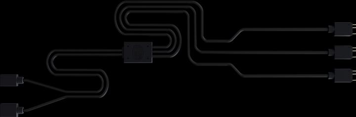 Actual product image Cooler Master Addressable RGB 1-to-3 Splitter Cable