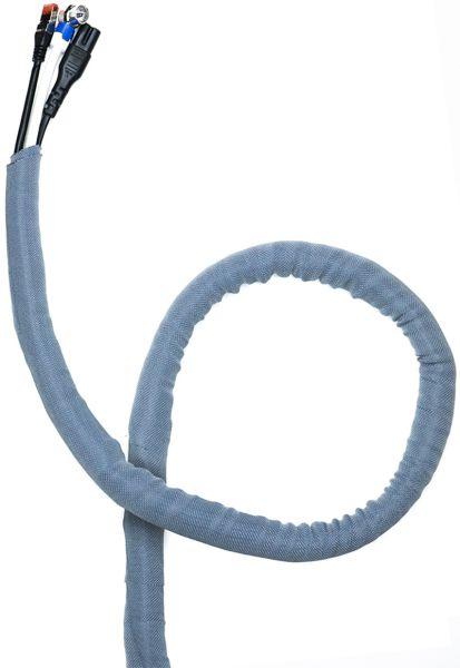 Cavus Kabel-Organizer selbstschliessend (grau) (Kabeldurchlass, 2000 cm)