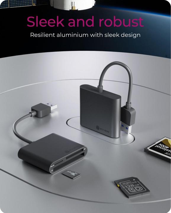 Immagine prodotto Icy Box IB-CR301-U3, USB3.0 Multi-Card (USB 3.0)