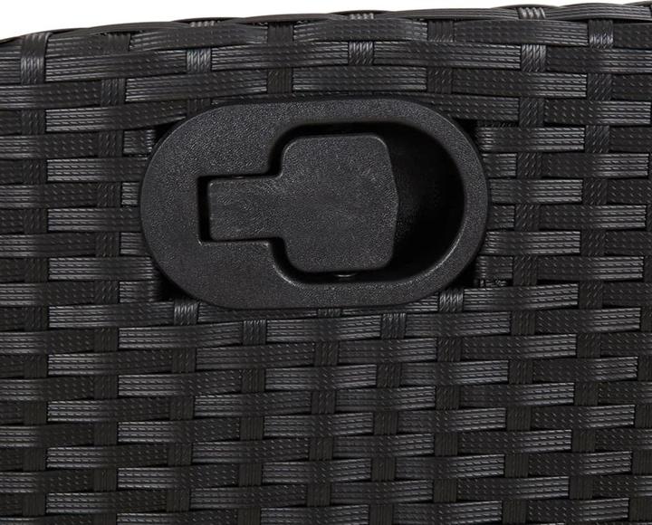 Image du produit VidaXL Meuble de jardin Ensemble de jardin 9pcs. noir Poly rotin (200 cm)