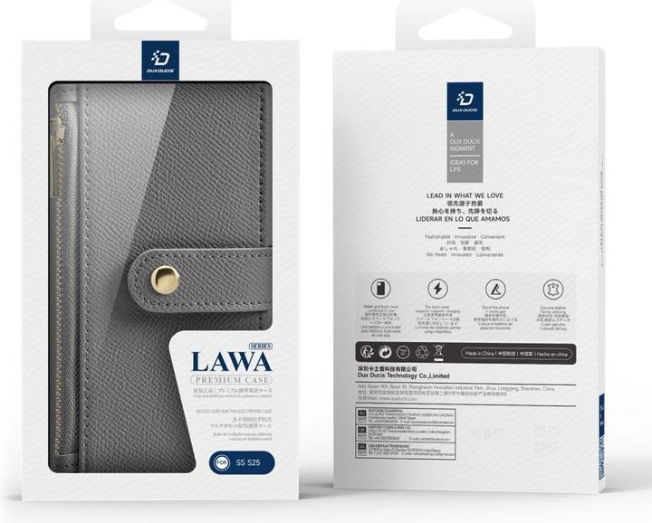 Produktbild Dux Ducis Lawa Series MagSafe Kunstleder Bookcover Hülle (Samsung Galaxy S25)