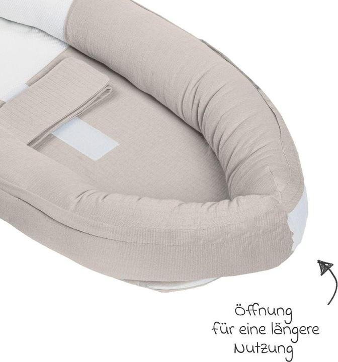Produktbild Doomoo doomoo Babynestchen & Bettschlangen Babynest Cocoon mit Bauchgurt - Tetra Sa