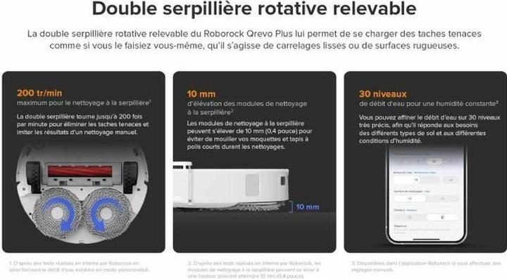 Image du produit Roborock Qrevo Plus (Robot d'aspiration et de nettoyage)