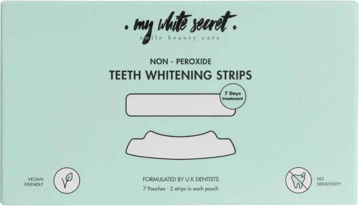 Image du produit My White Secret Bandelettes de blanchiment des dents (Teeth Whitening Strips) 7 pcs (Bandelettes de blanchiment)