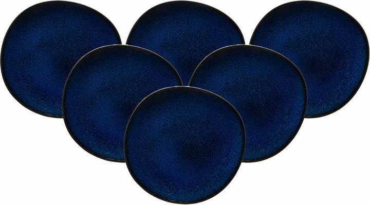 Produktbild Villeroy & Boch Frühstücks- & Dessertteller Lave Ø 23 cm, 6 Stück, Blau (6 x, 23.23 cm)