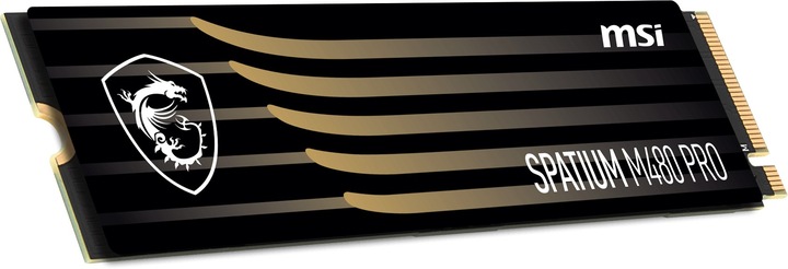 Actual product image MSI SPATIUM M480 PRO PCIE 4.0 NVME M.2 1TB (1000 GB, M.2 2280)