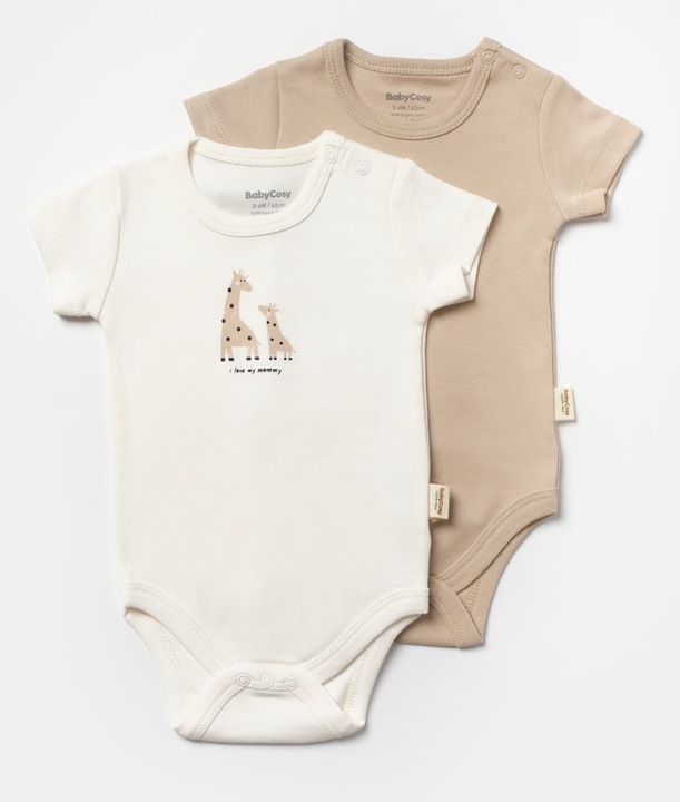 Actual product image BabyCosy 2 Pcs short sleeved Body (68)