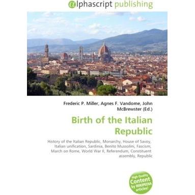 Birth of the Italian Republic, Fachbücher