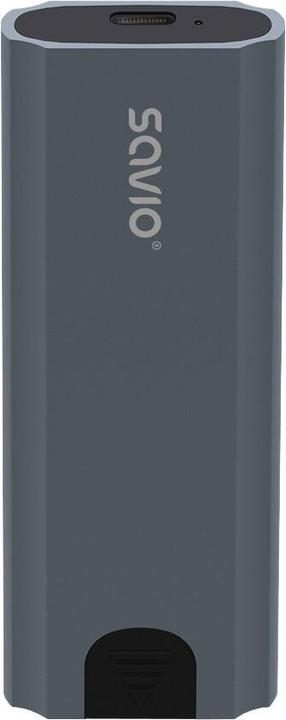 Actual product image Savio M.2 SSD NVMe external drive enclosure USB-C 3.1 AK-67 grey (M.2)