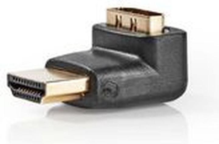 Actual product image Nedis HDMI angle adapter, HDMI male / HDMI female (HDMI, 8 cm)