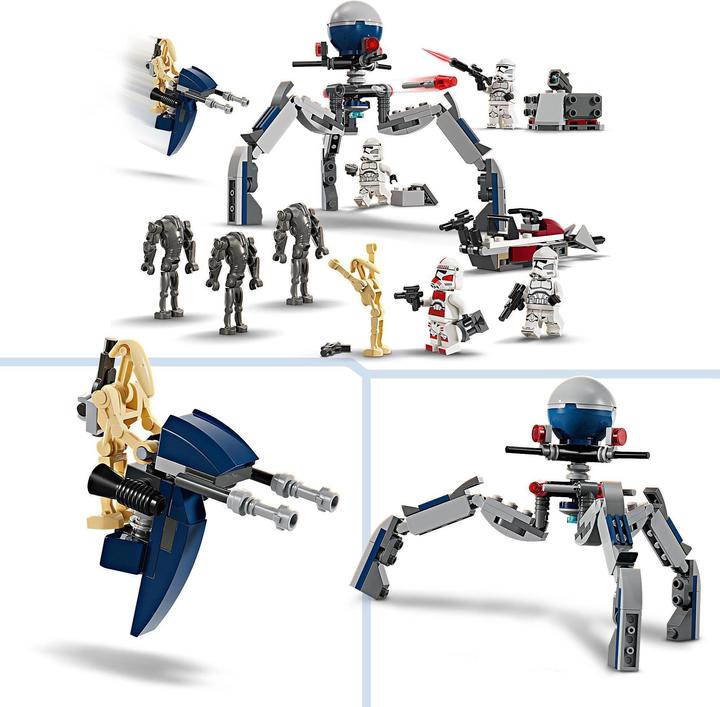 Actual product image LEGO 75372 Clone Trooper™ & Battle Droid™ Battle Pack (75372, LEGO Star Wars)