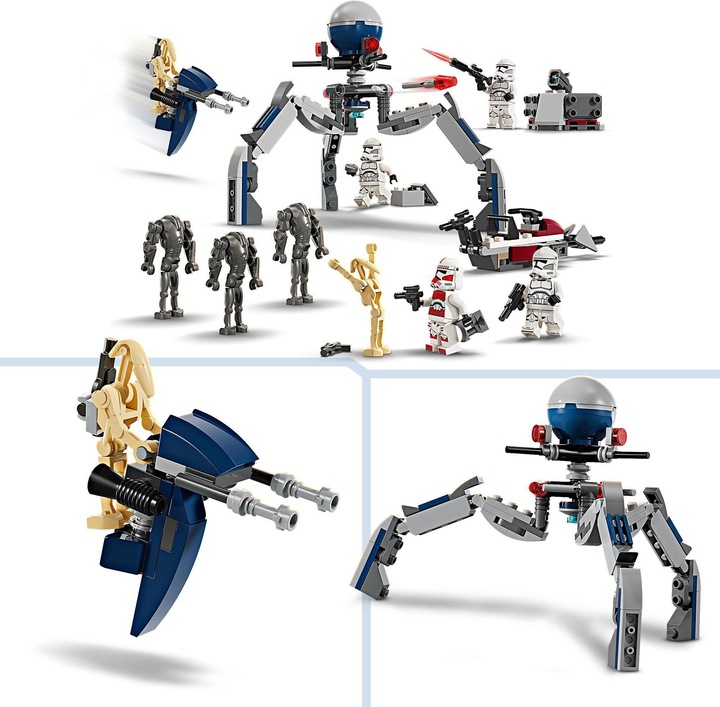 Image du produit LEGO 75372 Clone Trooper™ & Battle Droid™ Battle Pack (75372, LEGO Star Wars)