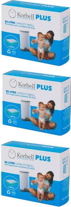 Actual product image Korbell Refill foil for diaper pail (1 x)