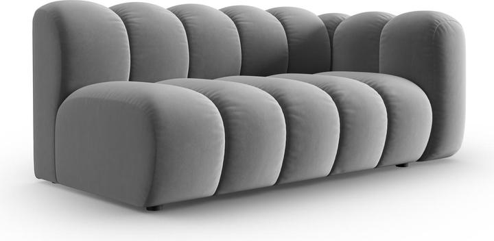 Image du produit Micadoni Canapé Modulable Droit en Velours, "Lupine", 3 Places, 175x95x70Fabriqué en Europe (3 places, Canapé modulaire)
