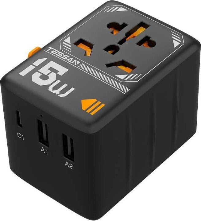 Actual product image Tessan Travel adapter WTA-01