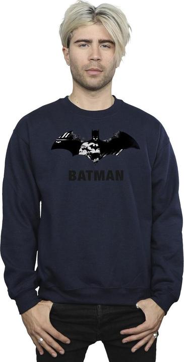 Produktbild Batman Schwarz Stare Logo Baumwolle Sweatshirt (4XL)