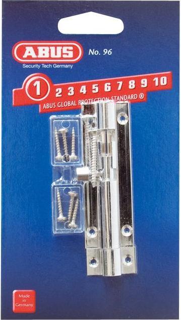 Produktbild Abus Grendelriegel 96/75 SB (Zimmertür, Eingangstür, Holztür, Balkontür)