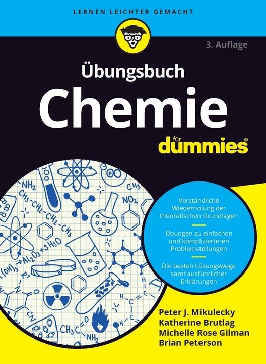 Produktbild Übungsbuch Chemie für Dummies (Deutsch, Katherine/Gilman, MichelleRoseua, Mikulecky, Peter/Brutlag, 2016)