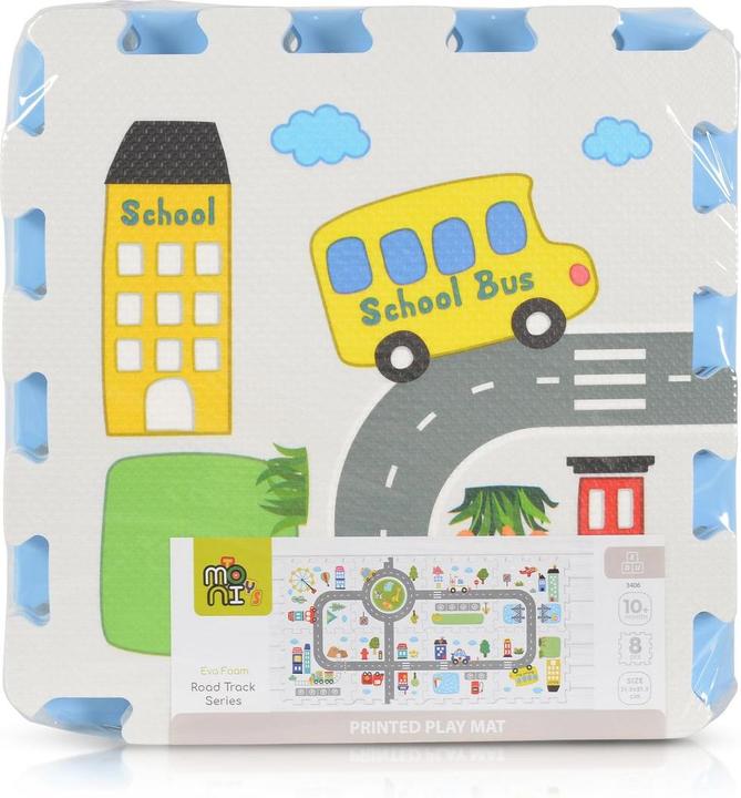 Produktbild Moni Spielmatte Road Truck 8-teilig (124 x 62 cm)