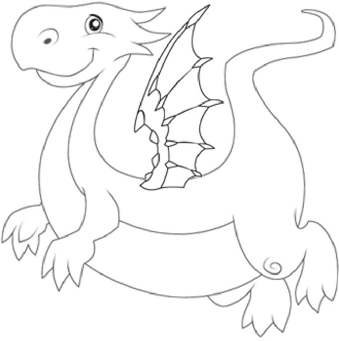 Actual product image My great coloring book DRAGONS
