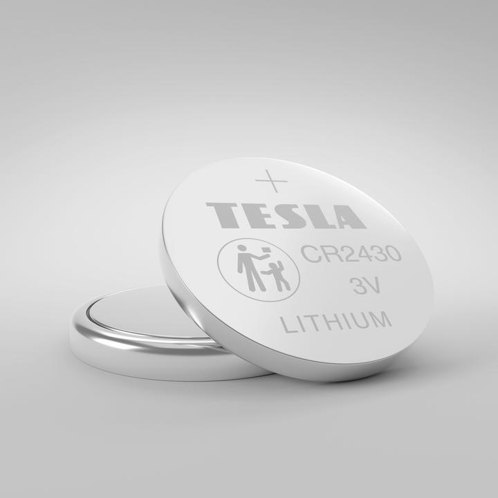 Produktbild Tesla Batterie Lithiumbatterie CR2430 (1x240) 3V 1 Stück (1 Stk., CR2430)