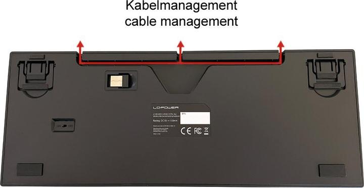 Actual product image LC-Power LC-KEY-MECH-2-RGB-C-W (DE, Cable, Wireless)