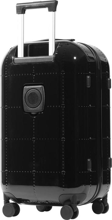 Actual product image HTI-Living Koffer mit Teleskopgriff und Becherhalter Schwarz glänzend (90 l)