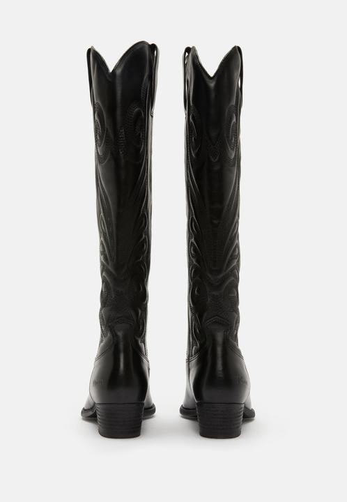 Actual product image Felmini The cowboy boot with heel from, is characterised by beautiful embroidery on the shaft (37)