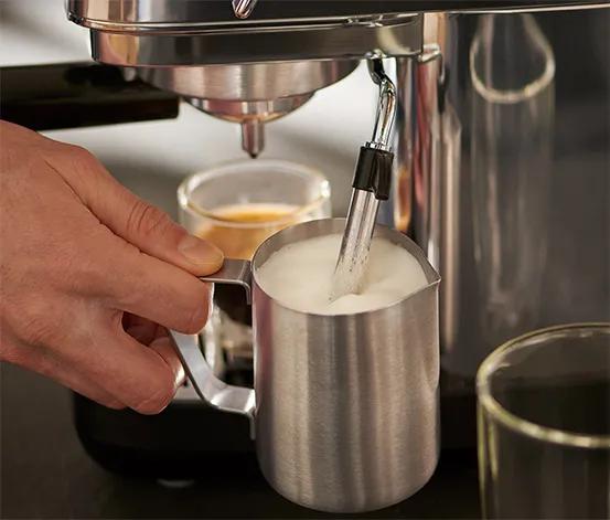 Actual product image Tchibo Lapressa" portafilter espresso machine, stainless steel