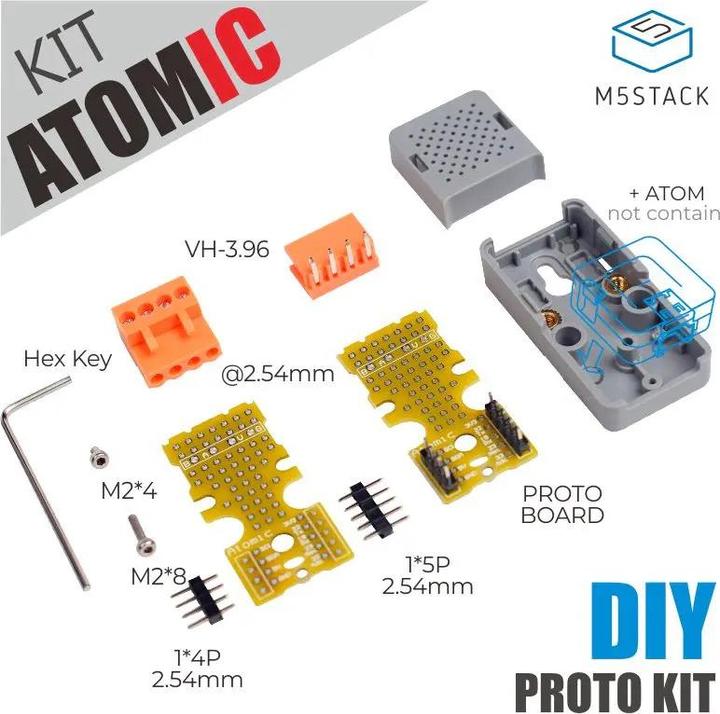 Actual product image M5Stack ATOMIC Proto Kit