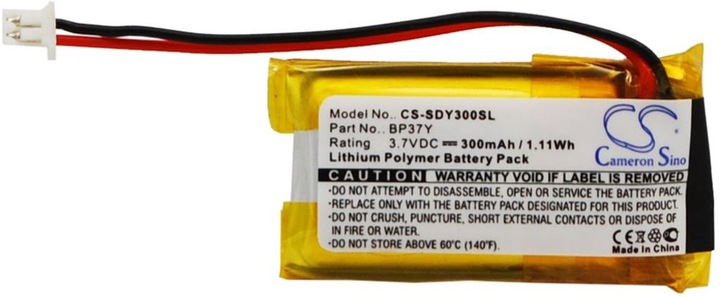 Image du produit NoName Batterie pour collier de contrôle des poils YS300 de Dogtra, etc.