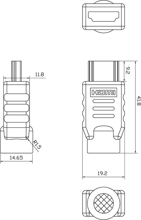 Actual product image Vision HDMI (Typ A) — HDMI (Typ A) (2 m)