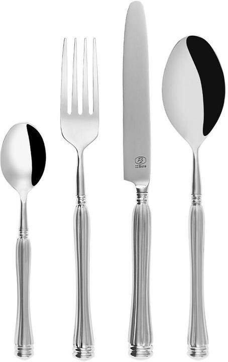 Sola Besteck-Set Adam Stiel, matt, 24-tlg (24 pz., Set di posate)