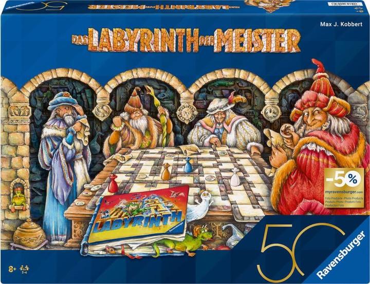 Immagine prodotto Ravensburger 22474 Labirinto dei maestri - La versione master del labirinto pazzo per 2 - 4 persone (Tedesco, 2 - 4 Giocatori)