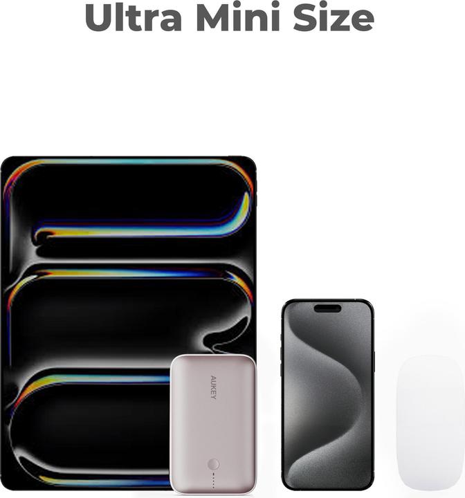 Actual product image Aukey SPARK MINI - Powerbank (20000 mAh, 22.50 W, 22.50 Wh)