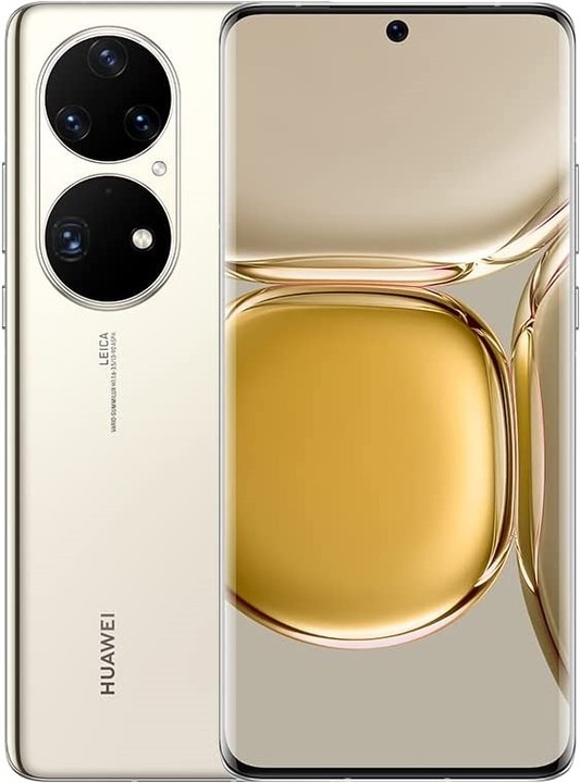 Image du produit Huawei P50 Pro (256 Go, Or cacao, 6.60", Double SIM hybride, 50 Mpx, 4G)