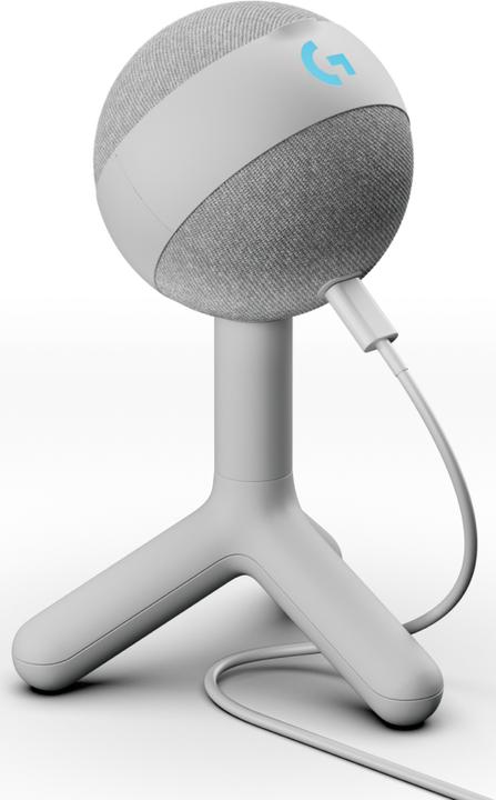 Actual product image Logitech G Yeti GX Dynamic RGB Gaming Mic with LIGHTSYNC - OFF WHITE - EMEA28-935