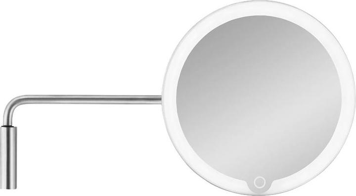Blomus Modo LED wall mirror, polished steel