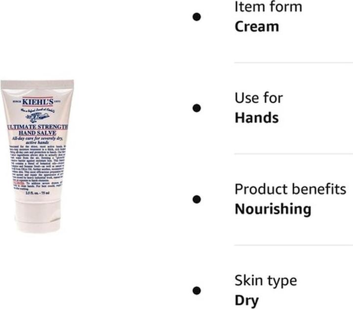 Actual product image Kiehl's Ultimate Strength Hand Salve Hand Cream (75 ml)