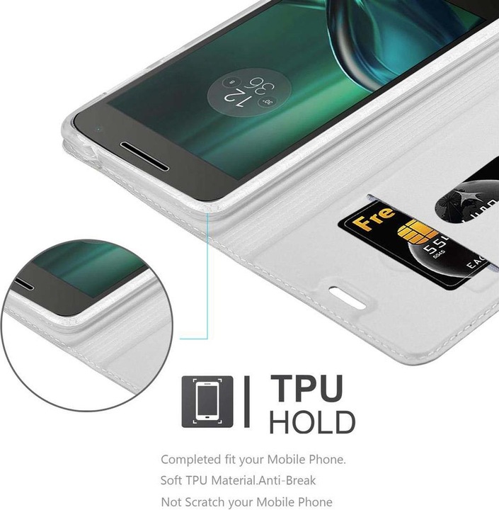 Produktbild Cadorabo Book Classy Style Cover (Motorola Moto G4 Play)