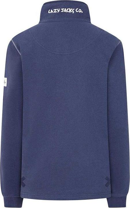 Actual product image Lazy Jacks Womens/Ladies Button Neck Sweatshirt (34)