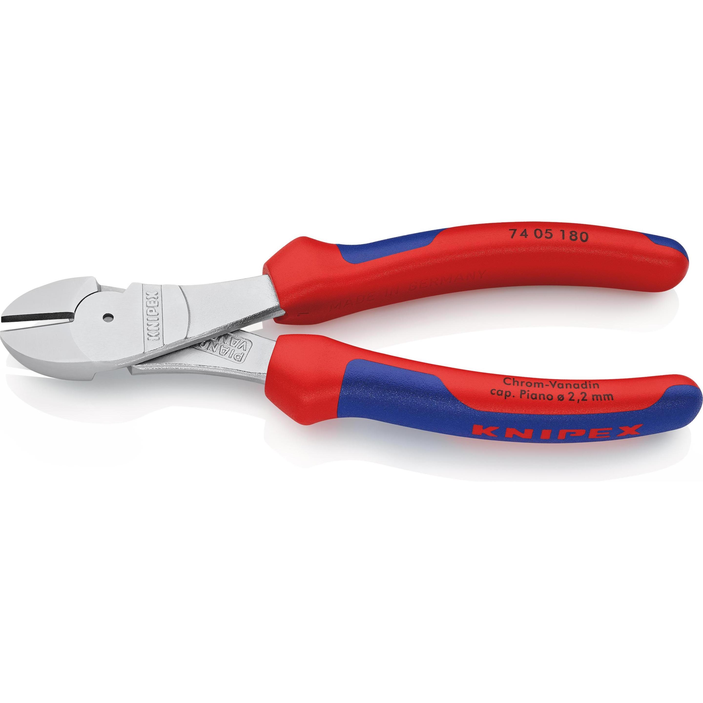 Knipex, Bolzenschneider + Seitenschneider, Kraft-Seitenschneider (180 mm)
