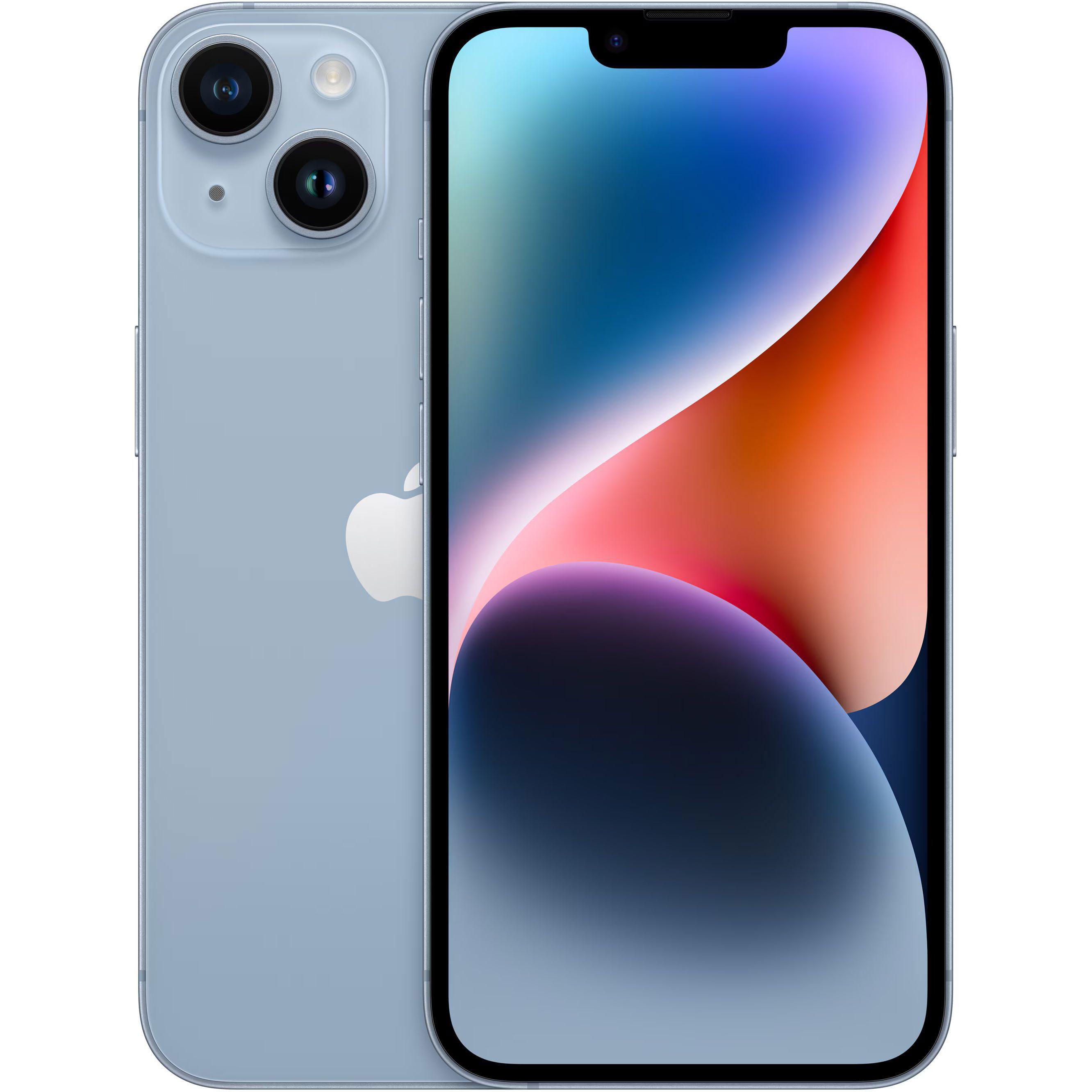 Apple iPhone 14 (512 GB, Blue, 6.10", SIM + eSIM, 12 Mpx, 5G), Smartphone, Blau