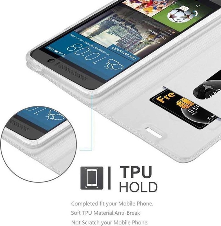 Actual product image Cadorabo Book Classy Style Cover (HTC One M9)